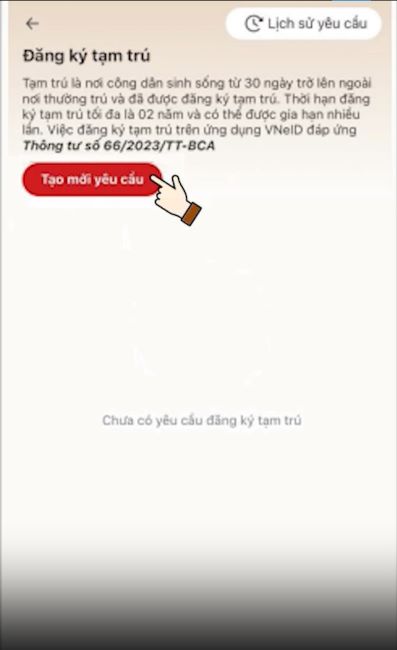 Hướng dẫn chi tiết cách khai báo tạm trú trên app Vneid