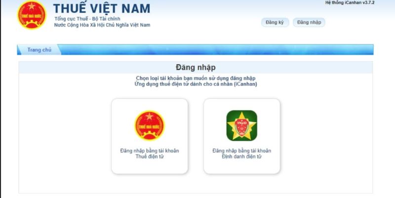 Truy cập công thông tin tổng cục thuế để hoàn thuế